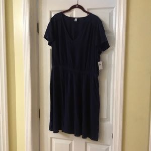 NWT Old Navy NAVY colored dress, size XL